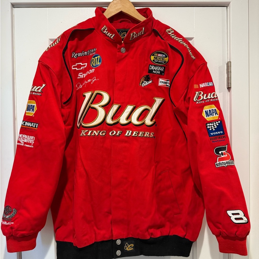 Authentic Budweiser Red Racing Jacket - image 2